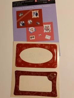 Lalo Deux Cadres Adhésifs Anneaux Et Escargot Pour Faire Ressortir Une Photo