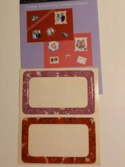 Lalo Deux Cadres Adhésifs Fleurs Et Feuilles Pour Faire Ressortir Une Photo