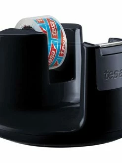 Tesa Dévidoir De Bureau Easy Cut Compact, équipé - Noir