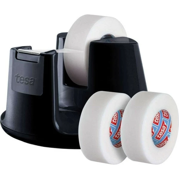 Tesa Dévidoir De Bureau Easy Cut Compact, Pack économique 1 Tesa Dévidoir De Bureau Easy Cut Compact, Pack économique