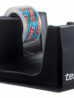 Tesa Dévidoir De Bureau Smart EcoLogo, équipé - Noir