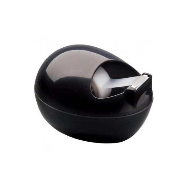 Dévidoir De Ruban Adhésif - Scotch - Noir - Forme De Galet - 3M 1 Dévidoir De Ruban Adhésif - Scotch - Noir - Forme De Galet - 3M