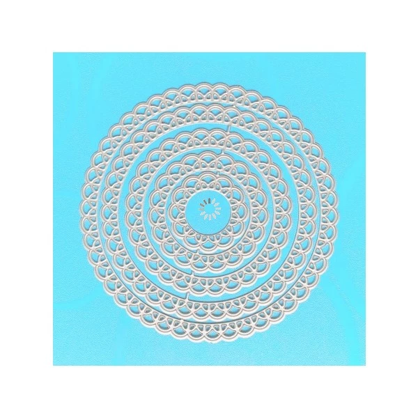 AUTRE Die 5 Ronds Ornés 1 AUTRE Die 5 Ronds Ornés