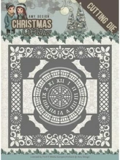 Find It™ Die - ADD10148 - Christmas Wishes - Cadre Horloge 13x13 Cm