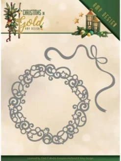 Find It™ Die - ADD10181 - Christmas In Gold - Couronne De Noël