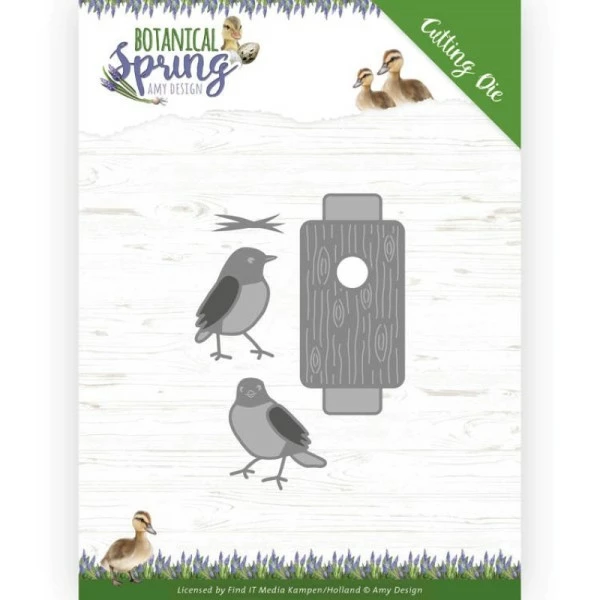 Find It™ Die - ADD10202 - Botanical Spring - Oiseaux Et Nichoir 1 Find It™ Die - ADD10202 - Botanical Spring - Oiseaux Et Nichoir