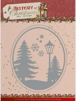 Find It™ Die - ADD10244 - History Of Christmas - Paysage Noël Cadre Ovale