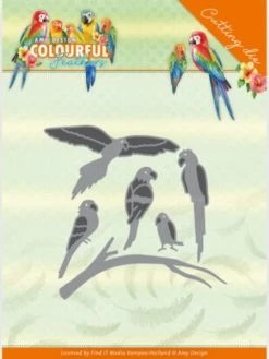 Find It™ Die - ADD10262 - Oiseaux Colorés - Perroquet