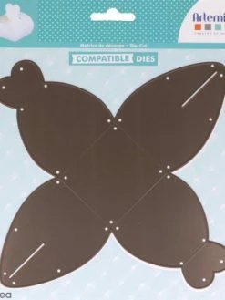 Die Artemio Gabarit Boîte Cadeau - Base 6 X 6 Cm - 1 Matrice De Découpe