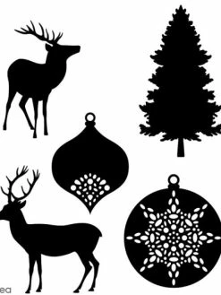 Die Artemio Misty Winter - 2,5 à 3,5 Cm - 5 Matrices De Découpe