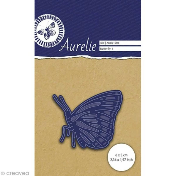 Die Aurelie - Papillon 1 - 6,5 X 6 Cm 1 Die Aurelie - Papillon 1 - 6,5 X 6 Cm