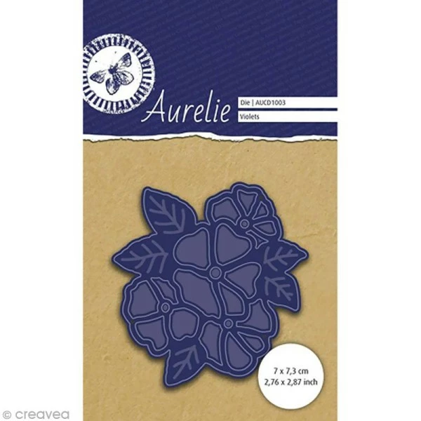 Die Aurelie - Violettes - 8 X 7 Cm 1 Die Aurelie - Violettes - 8 X 7 Cm