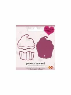 Find It™ Die - CDD10006 - Love - Cupcake 4 X 5 Cm, 4 X 3,5 Cm Et 3,5 X 2cm