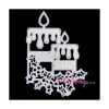 MlleScrap Die Cut Bougies De Noel Métal - 1 Pièce
