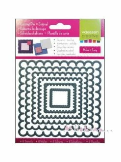 Die Cut Carrés Vaessen Creative - 6 Pièces