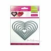 Die Cut Cœurs Vaessen Creative - 6 Pièces