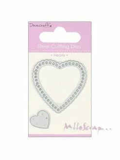 Die Cut - Dovecraft - Cœurs - 2 Pièces