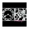 MlleScrap Die Cut, Matrices De Découpe Horloge Métal, Engrenages - 2 Pièces