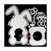 MlleScrap Die Cut, Matrices De Découpe Lapin De Pâques - 8 Pièces