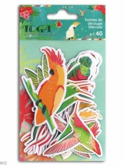 Draeger By Toga Die Cut Toga - Tropical Paradise - 40 Pcs