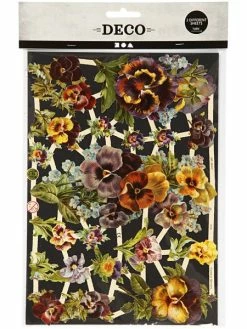 Creativ Company Die Cut Vintage - Fleurs Pensées - 2 Feuilles 3 Creativ Company Die Cut Vintage - Fleurs Pensées - 2 Feuilles -V-Zug shop die cut vintage fleurs pensees 2 feuilles p 2