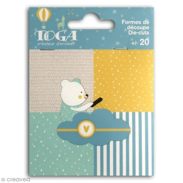 Draeger By Toga Die Cuts à Assembler - Léonard Et Joséphine - Nounours Léonard - 20 Formes En Papier 1 Draeger By Toga Die Cuts à Assembler - Léonard Et Joséphine - Nounours Léonard - 20 Formes En Papier