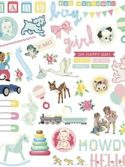 Creativ Company Die Cuts Creotime - Bébé - 96 Pcs