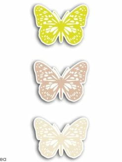 Draeger By Toga Die Cuts Papillons Taupes, Verts Et Beiges - 48 X 36 Mm - 24 Pcs -V-Zug shop die cuts papillons taupes verts et beiges 48 x 36 mm 24 pcs p 4
