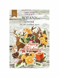 FABRIKA DECORU Die Cuts Scrapbooking Fabrika Décoru 61 Pièces BOTANY WINTER