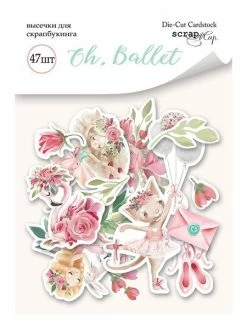 Die Cuts Scrapbooking SCRAPMIR 47 Pièces OH BALLET