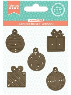 Artemio Die De Coupe - Boules De Noël - De 2,8 à 3,1 Cm