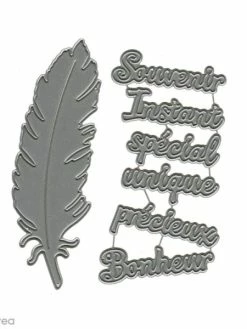 Die Florilèges Design - Les Combos - A La Plume - 7 Pcs