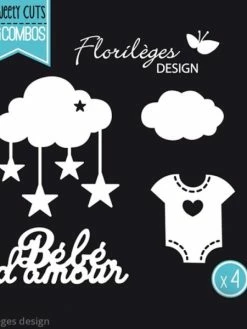 Die Florilèges Design Les Combos - Bébé D'amour - 4 Pcs -V-Zug shop die florileges design les combos bebe damour 4 pcs p 3