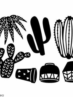 Die Florilèges Design - Quelques Cactus - 7 Pcs -V-Zug shop die florileges design quelques cactus 7 pcs p 2