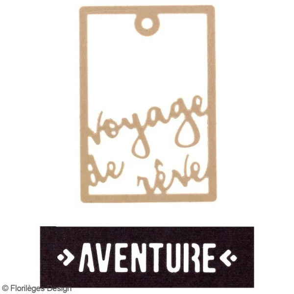 Die Florilèges Design - Voyage De Rêve - 2 Pcs 3 Die Florilèges Design - Voyage De Rêve - 2 Pcs – Image 3