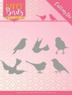 Find It™ Die - Jeaninnes Art - JAD10090 - Happy Birds - 5 Oiseaux