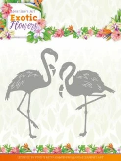 Find It™ Die - Jeaninnes Art - JAD10131 - Exotic Flowers - Flamants Roses