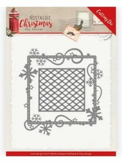 Die Matrice De Découpe Embossage Amy Design Nostalgic Christmas SNOWFLAKE FRAME 10221