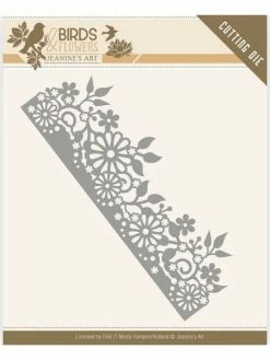 Die Matrice De Découpe Embossage Jeanine S Art Birds & Flowers DAISY BORDER 10058