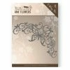 Die Matrice De Découpe Embossage Jeanine S Art Butterflies And Flowers FRAME 10023