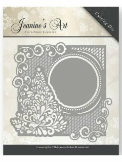 Die Matrice De Découpe Embossage Jeanine S Art Christmas Classics TREE FRAME 10005