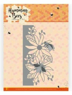 Die Matrice De Découpe Embossage Jeanine S Art Humming Bees FLOWER BORDER 10126