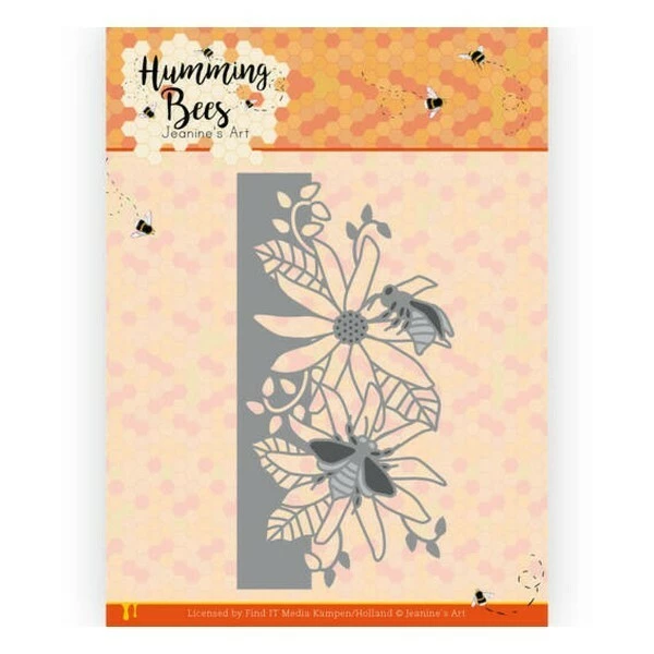 Die Matrice De Découpe Embossage Jeanine S Art Humming Bees FLOWER BORDER 10126 1 Die Matrice De Découpe Embossage Jeanine S Art Humming Bees FLOWER BORDER 10126
