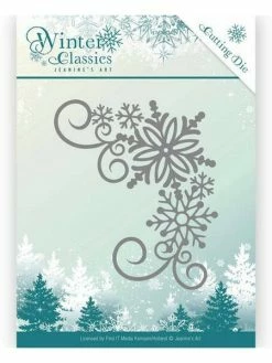 Die Matrice De Découpe Embossage Jeanine S Art Winter Classics WINTER CORNER 10026