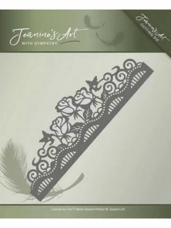 Die Matrice De Découpe Embossage Jeanine S Art With Sympathy ROSE BORDER 10013