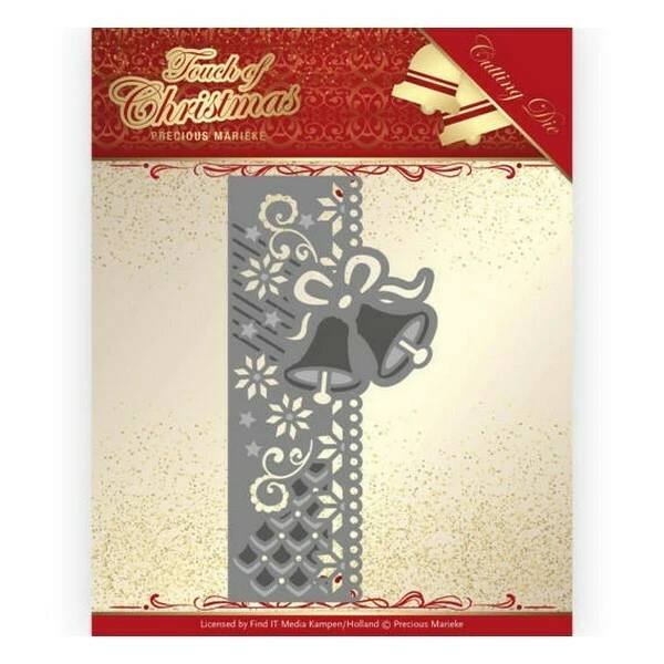 Die Matrice De Découpe Embossage Precious Marieke CHRISTMAS BELLS BORDER 10184 1 Die Matrice De Découpe Embossage Precious Marieke CHRISTMAS BELLS BORDER 10184