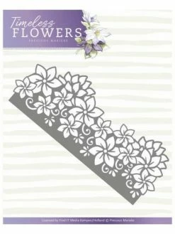 Die Matrice De Découpe Embossage Precious Marieke CLEMATIS BORDER 10120