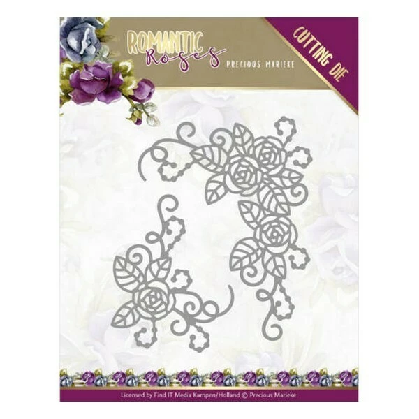 Die Matrice De Découpe Embossage Precious Marieke ROMANTIC ROSES 10200 1 Die Matrice De Découpe Embossage Precious Marieke ROMANTIC ROSES 10200