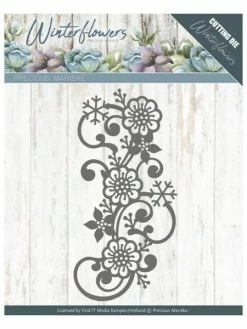 Die Matrice De Découpe Embossage Precious Marieke SNOWLAKE FLOWER SWIRL 10142