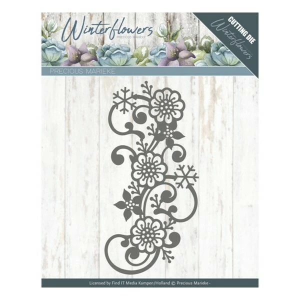 Die Matrice De Découpe Embossage Precious Marieke SNOWLAKE FLOWER SWIRL 10142 1 Die Matrice De Découpe Embossage Precious Marieke SNOWLAKE FLOWER SWIRL 10142
